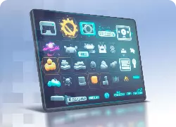 Mãos de três pessoas jogando em seus celulares.